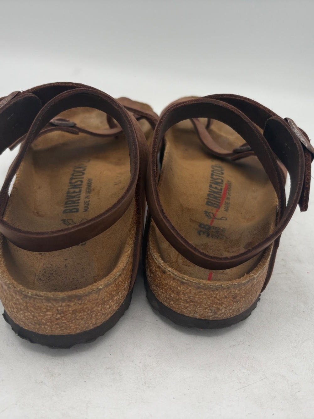 Birkenstock Yara Ankle Strap Sandals Brown Leather Bohemian EU 38- US 7.5-8 - Picture 10 of 15